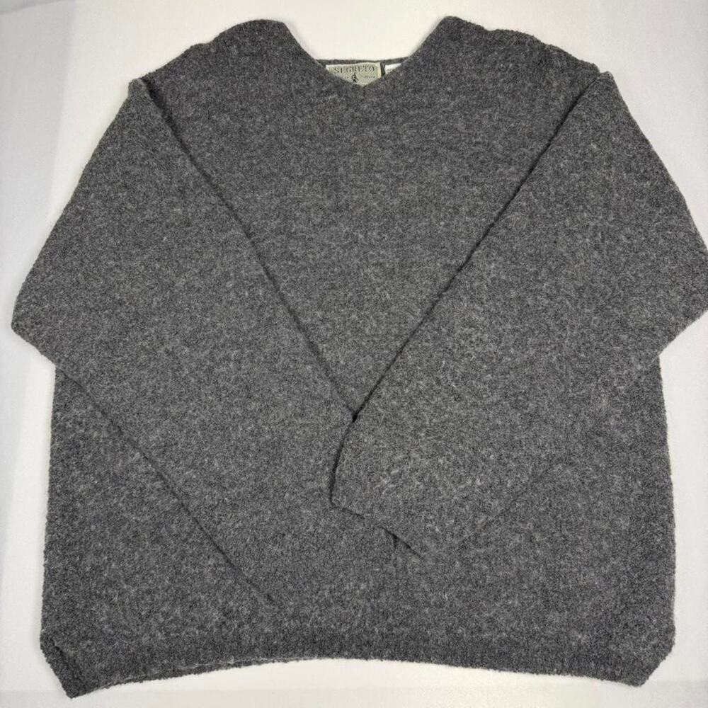 Vintage Segreto Grey Wool Blend Sweater Size L